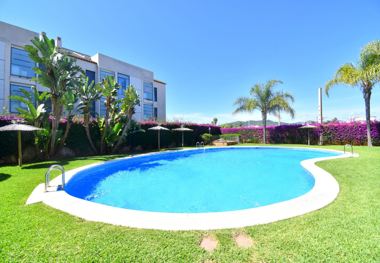 Apartamento en Javea / Xàbia - Piso en Javea pl.baja clima piscina playa Arenal a 900m