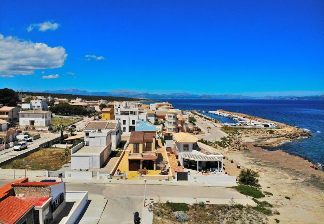 Casa en Son Serra de Marina - Casa Embat 045 fantástica casa con vistas al mar, terraza, barbacoa y kayaks