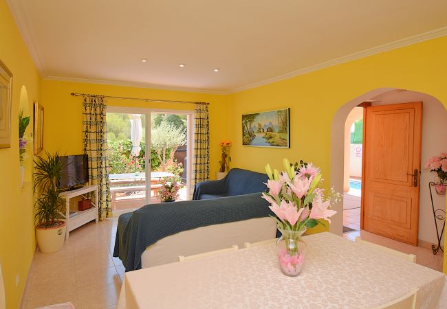 Casa en Son Serra de Marina - Ca Na Caragola 050 fantástica villa con piscina privada, terraza, aire acondicionado y barbacoa