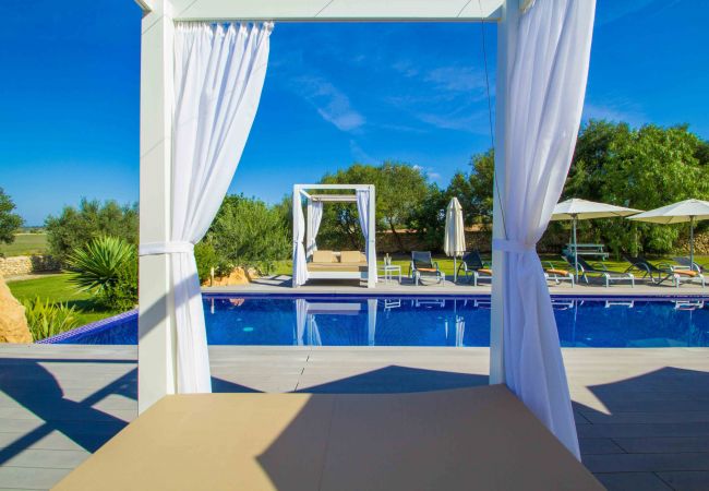 Finca en Manacor - Hort de Conies Romani lujosa villa con piscina privada, jardín, barbacoa y aire acondicionado