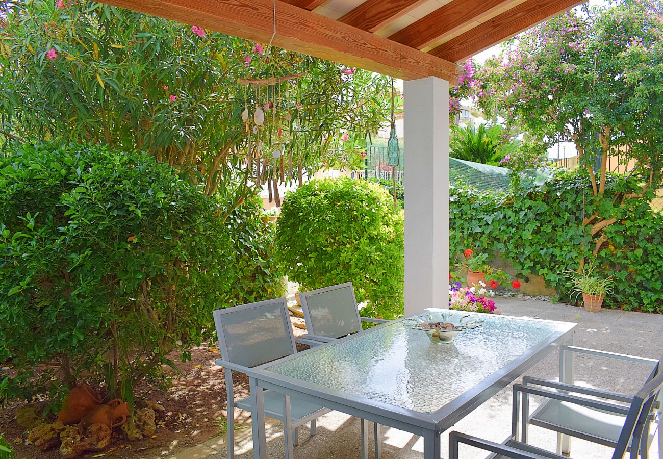 Casa en Can Picafort - Casa Alba 159 acogedora casa de vacaciones con jardín, terraza en zona residencial, barbacoa y WiFi