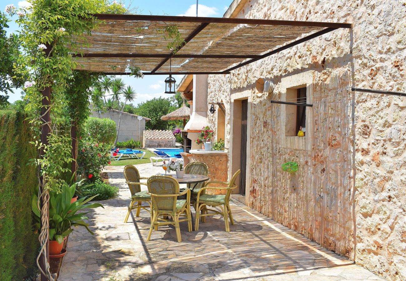 Finca en Santa Margalida - S'Estret 184 mágnifica finca con piscina privada, terraza, acogedor jardín y ping pong