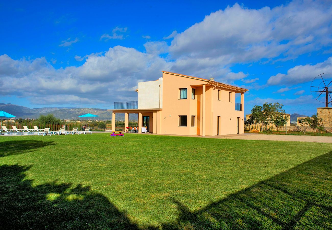 Villa en Muro - Es Moli 056 fantástica finca con piscina privada, gran jardín, aire acondicionado y barbacoa