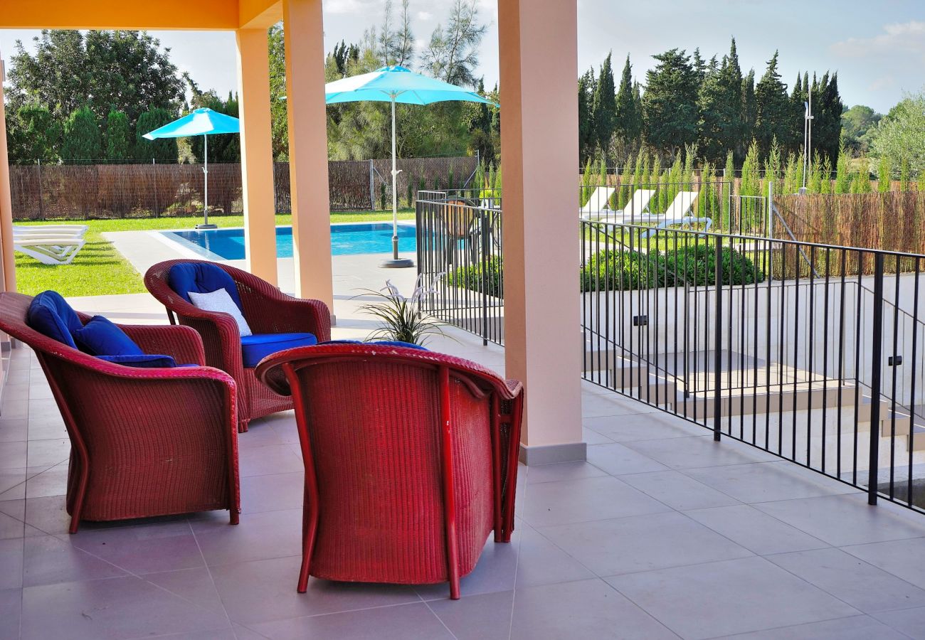Villa en Muro - Es Moli 056 fantástica finca con piscina privada, gran jardín, aire acondicionado y barbacoa