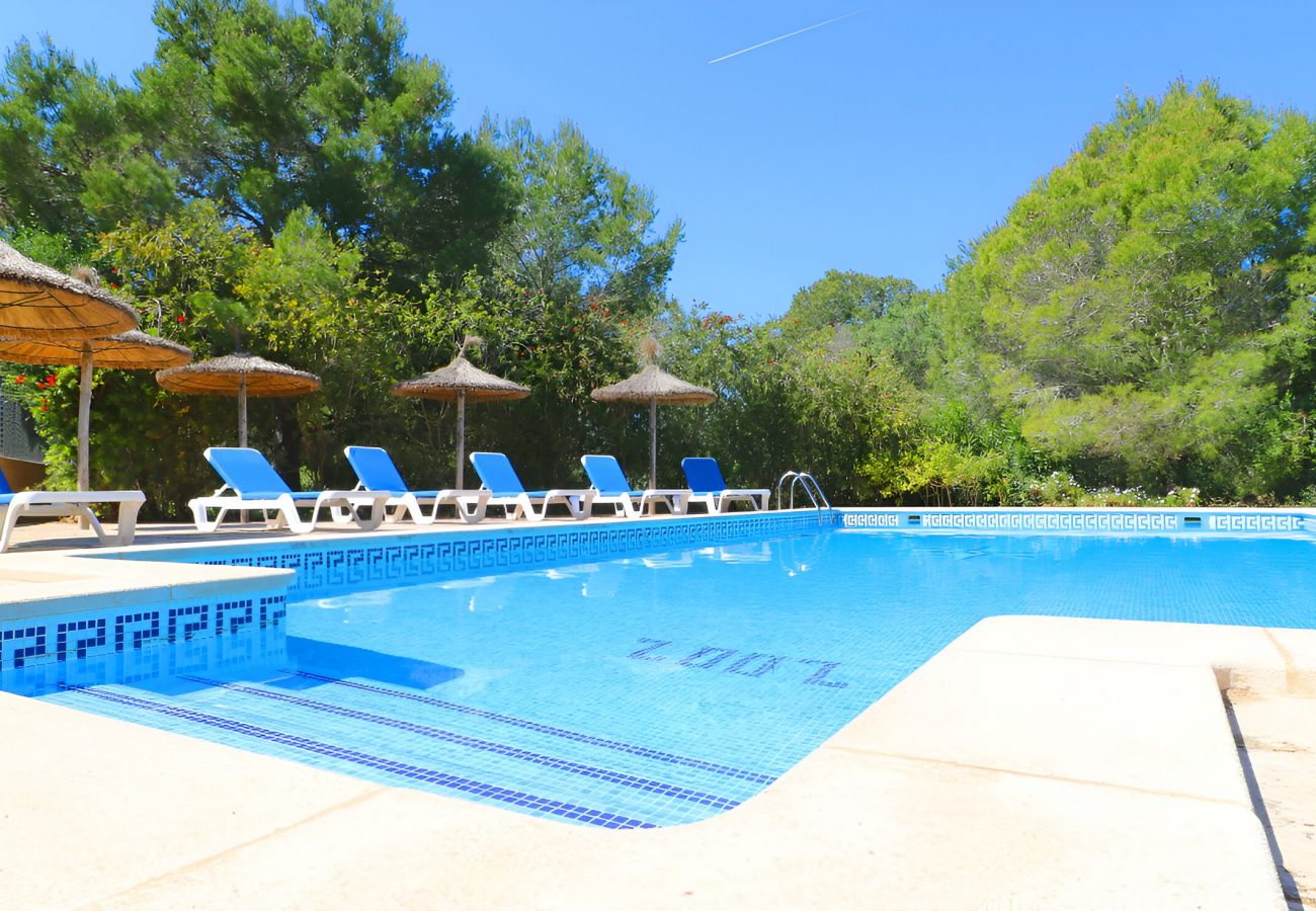 Finca en Campos - Can Palea 407 finca con piscina privada con jardín, terraza, barbacoa y WiFi