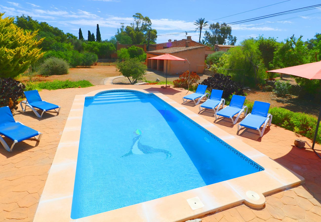 Finca rodeada de naturaleza, con piscina en Mallorca