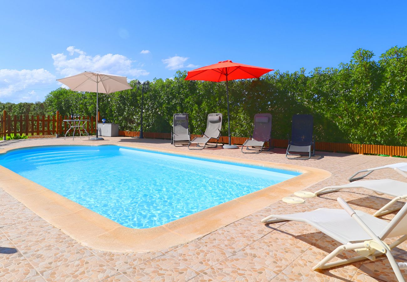 Finca en Campos - Can Olivaret 419 fantástica finca con piscina privada, terraza, barbacoa y WiFi