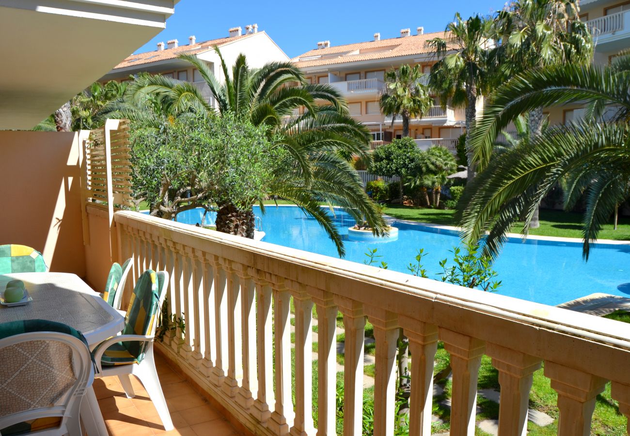 Apartamento en Javea / Xàbia - Piso en Javea 4p planta baja clima piscina playa Arenal a 250 m
