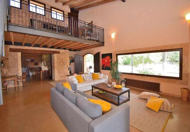 Villa en Muro - Casa Nuria 019 fantástica finca con piscina privada, terraza, jardín y billar