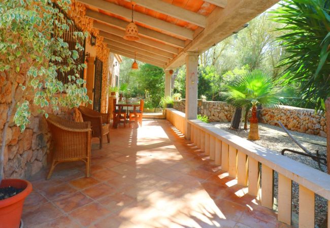 Finca en Campos - Sa Costa 411 finca rústica con piscina privada, terraza, jardín y aire acondicionado