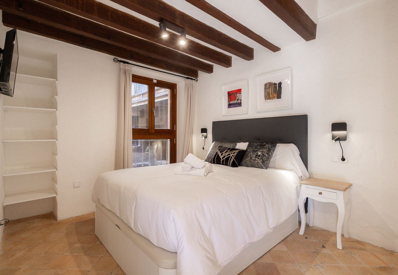 dormitorio apartamento vacaciones Palma Mallorca centro