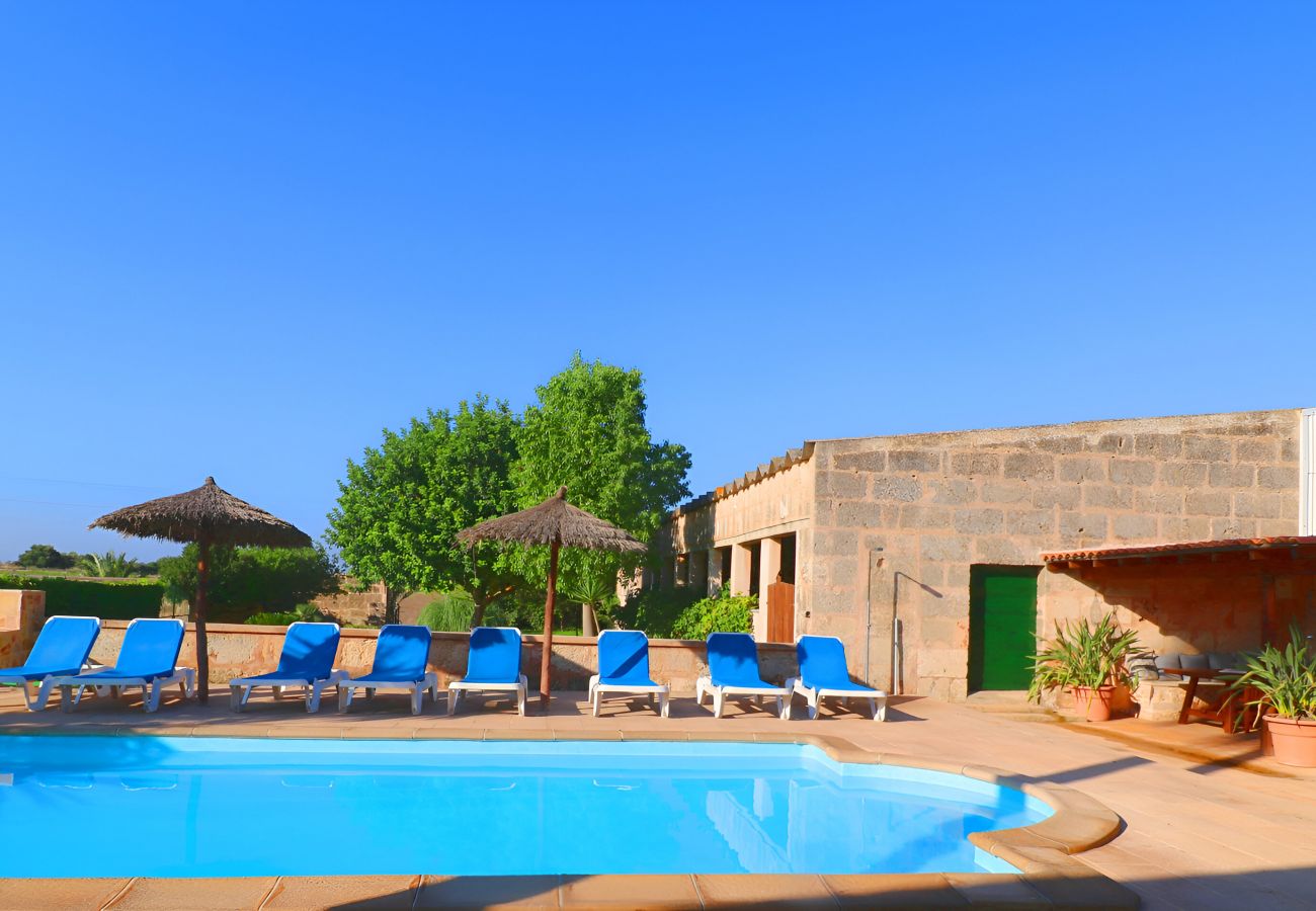 Finca en Campos - Emilia 422 fantástica villa con piscina privada, gran terraza con jardín y WiFi
