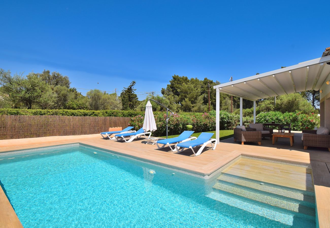 Finca en Cala Murada - Can Lluis 191 fantástica villa con piscina, terraza, barbacoa y aire acondicionado
