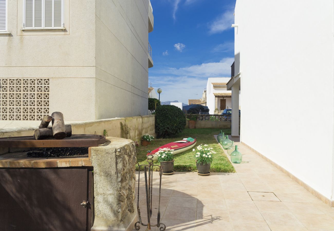 House in Alcudia - Can Xim 080 fantastic house close to the beach, with terrace, garden, barbecue and WiFi.