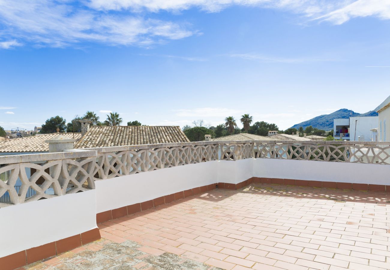 House in Alcudia - Can Xim 080 fantastic house close to the beach, with terrace, garden, barbecue and WiFi.