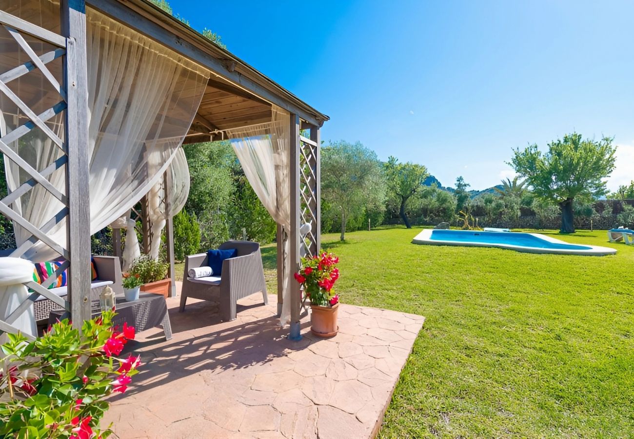 Country house in Alcudia - Can Roig 113 fantastic finca with private pool, garden, children's area and air-conditioning