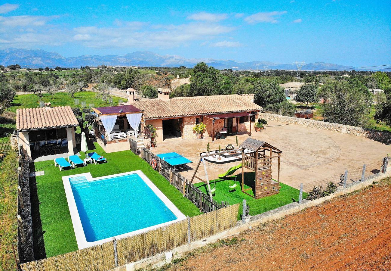 Country house in Llubi - Son Sitges Villa with barbecue pool and a huge garden 139
