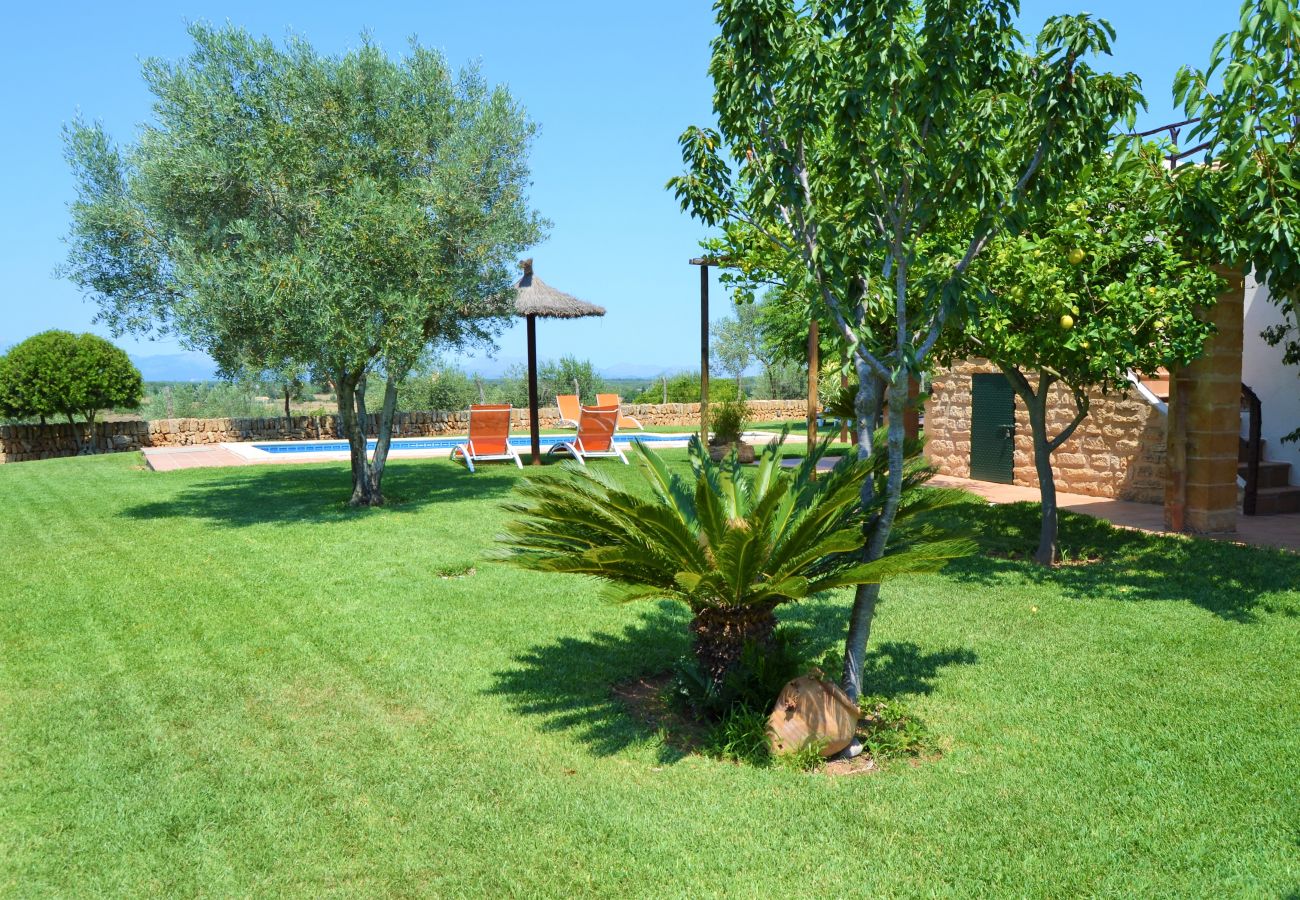 Country house in Son Serra de Marina - Casa Inés 165 magnificent finca with private pool, large garden, air conditioning and WiFi