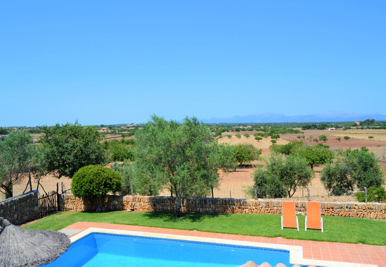 Country house in Son Serra de Marina - Casa Inés 165 magnificent finca with private pool, large garden, air conditioning and WiFi