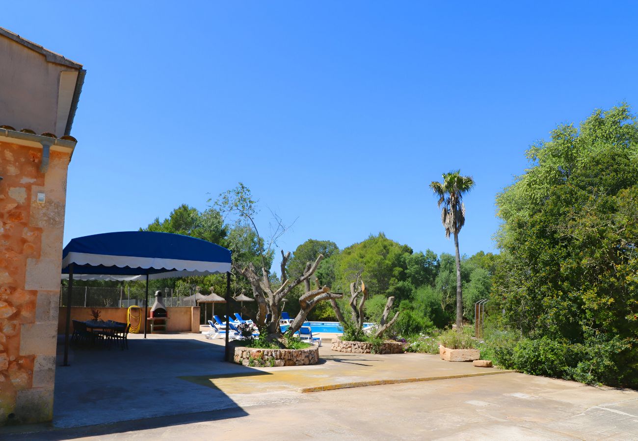 Country house in Campos - Can Palea 407 finca with private pool with garden, terrace, barbecue and WiFi