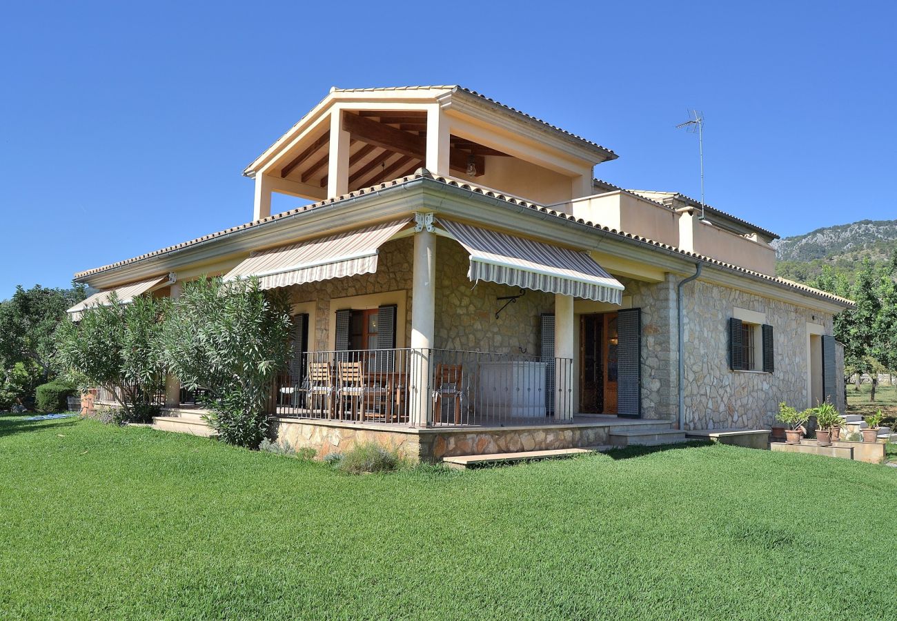 Country house in Caimari - Ca's Mestre  rustic villa with panoramic mountain views 058