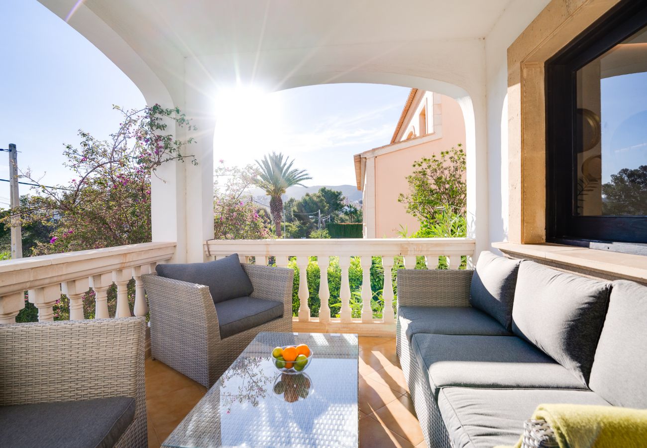 Sun terrace villa holiday rental Palma Mallorca