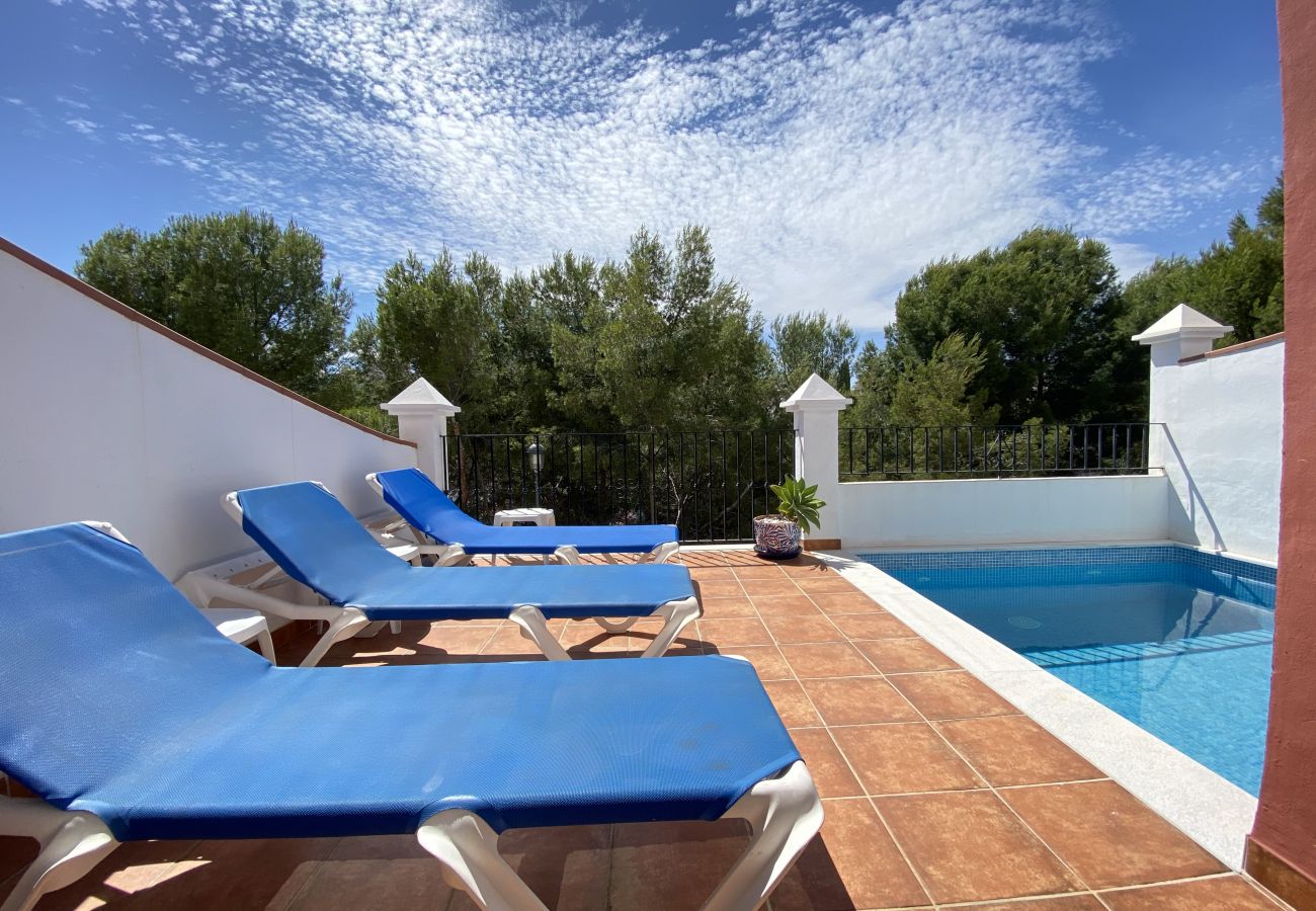Villa in Nerja -  Villa Aljamar with private and communal pool Playa Burriana