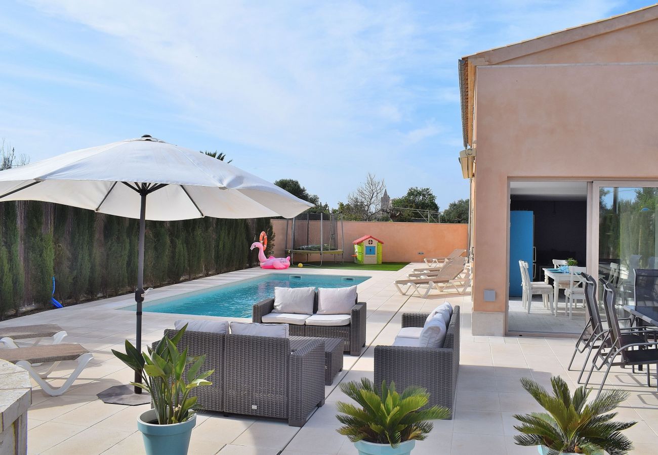 Villa in Sineu - Ca Na Rossa 009 fantastic villa with private pool, barbecue, children's area and air conditioning