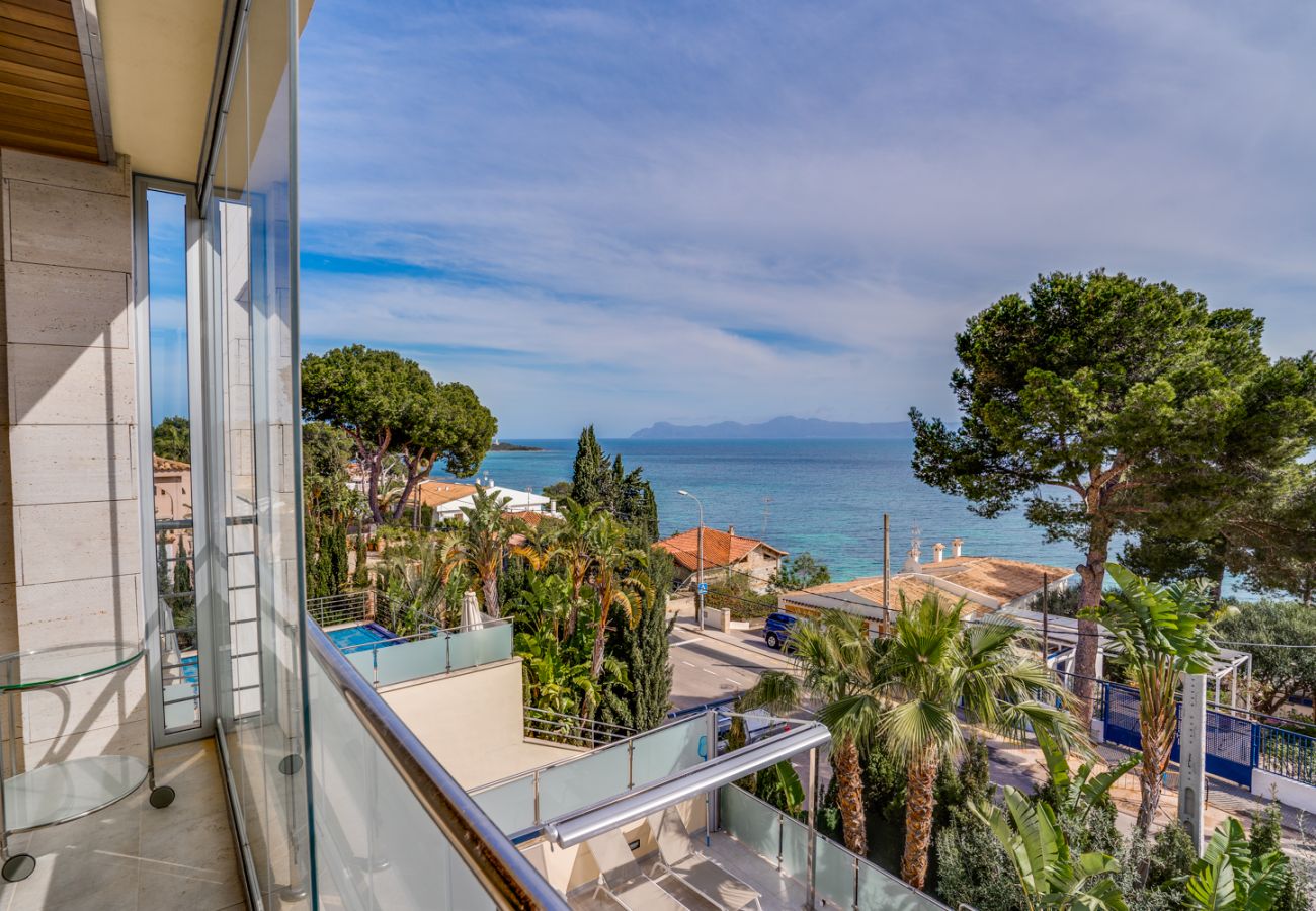 Sea views villa holiday rental Alcudia Mallorca
