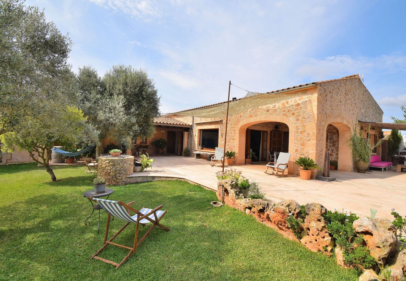 Country house in Manacor - Son Fonto 097 wonderful finca with private pool, garden, playground, bicycles and air conditioning