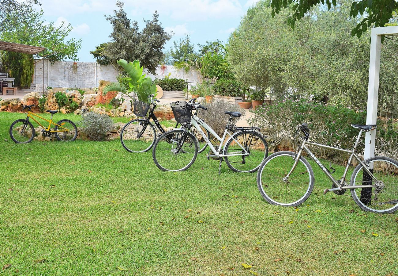 Country house in Manacor - Son Fonto 097 wonderful finca with private pool, garden, playground, bicycles and air conditioning
