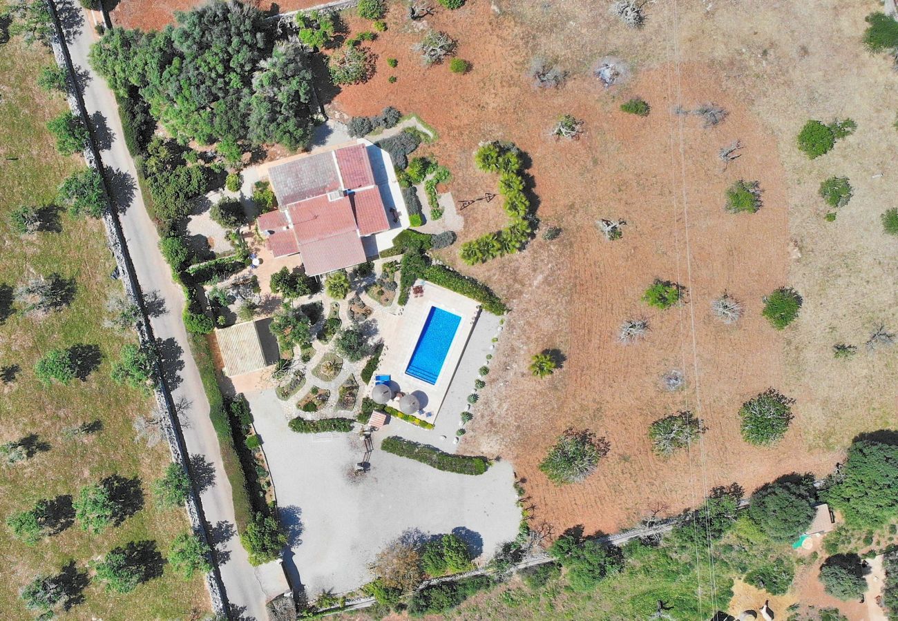 Domaine à Santa Margalida - Can Burguet Villa rustique avec beaux jardins et grande piscine 099