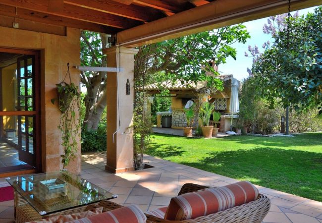 Villa à Binissalem - Can Bast 106 villa luxueuse avec piscine privée, sauna, jacuzzi, aire de jeux pour enfants et barbecue