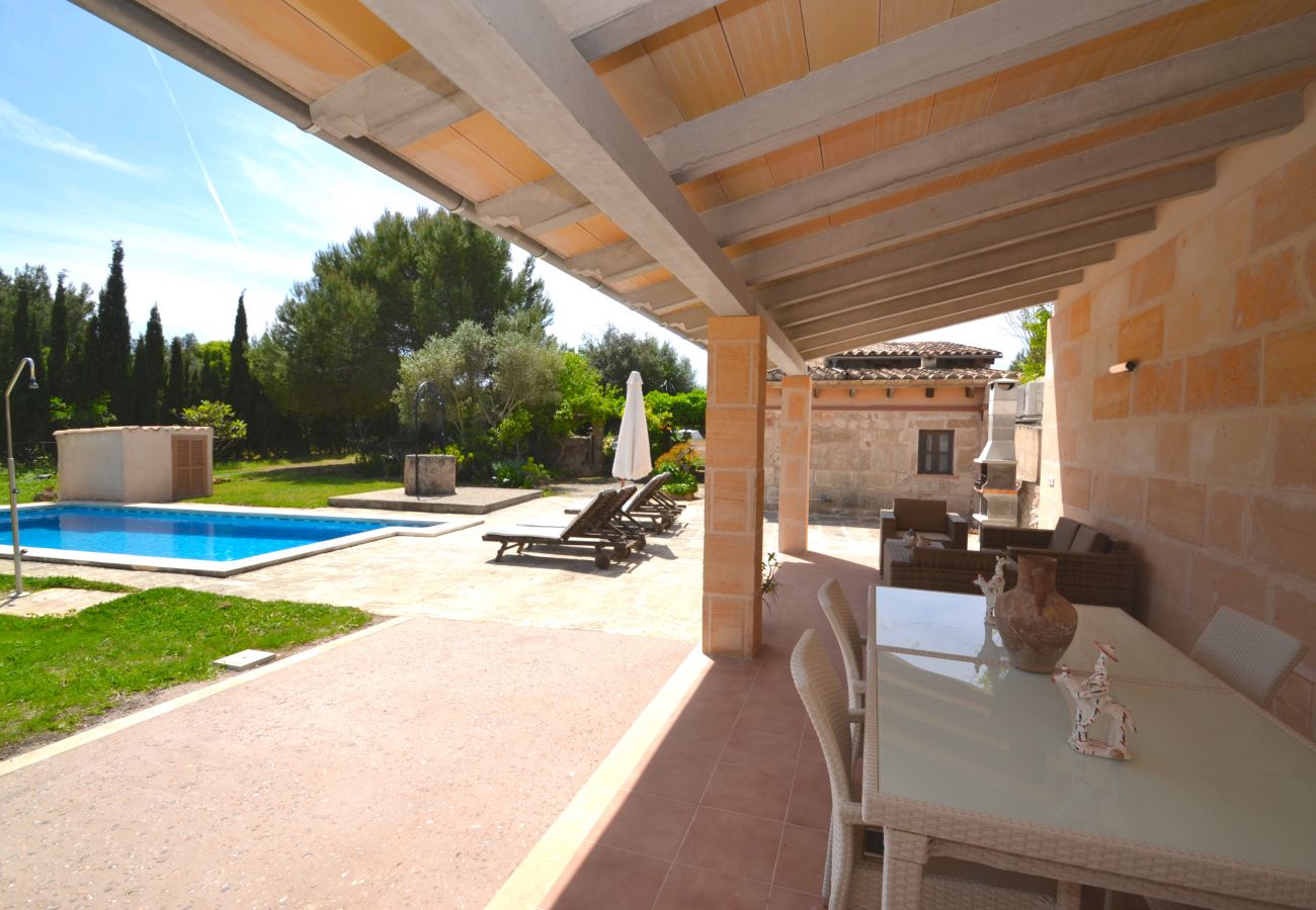 Domaine à Alcudia - Els Olivers 138 finca rustique avec piscine privée, climatisation, terrasse et barbecue