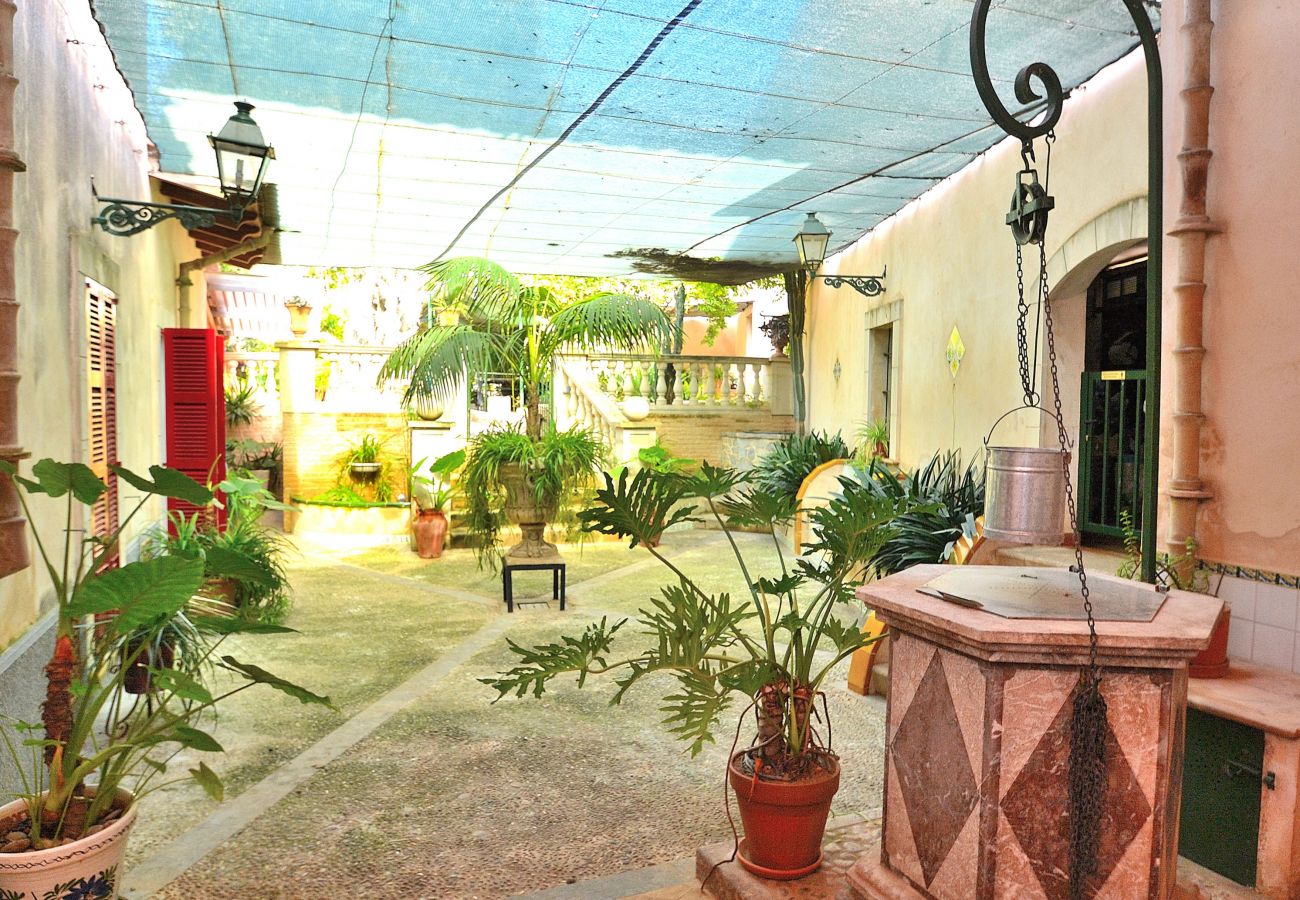 Maison à Muro - Can Bisbe 187 villa traditionnelle avec piscine privée, vue imprenable, barbecue et tennis de table