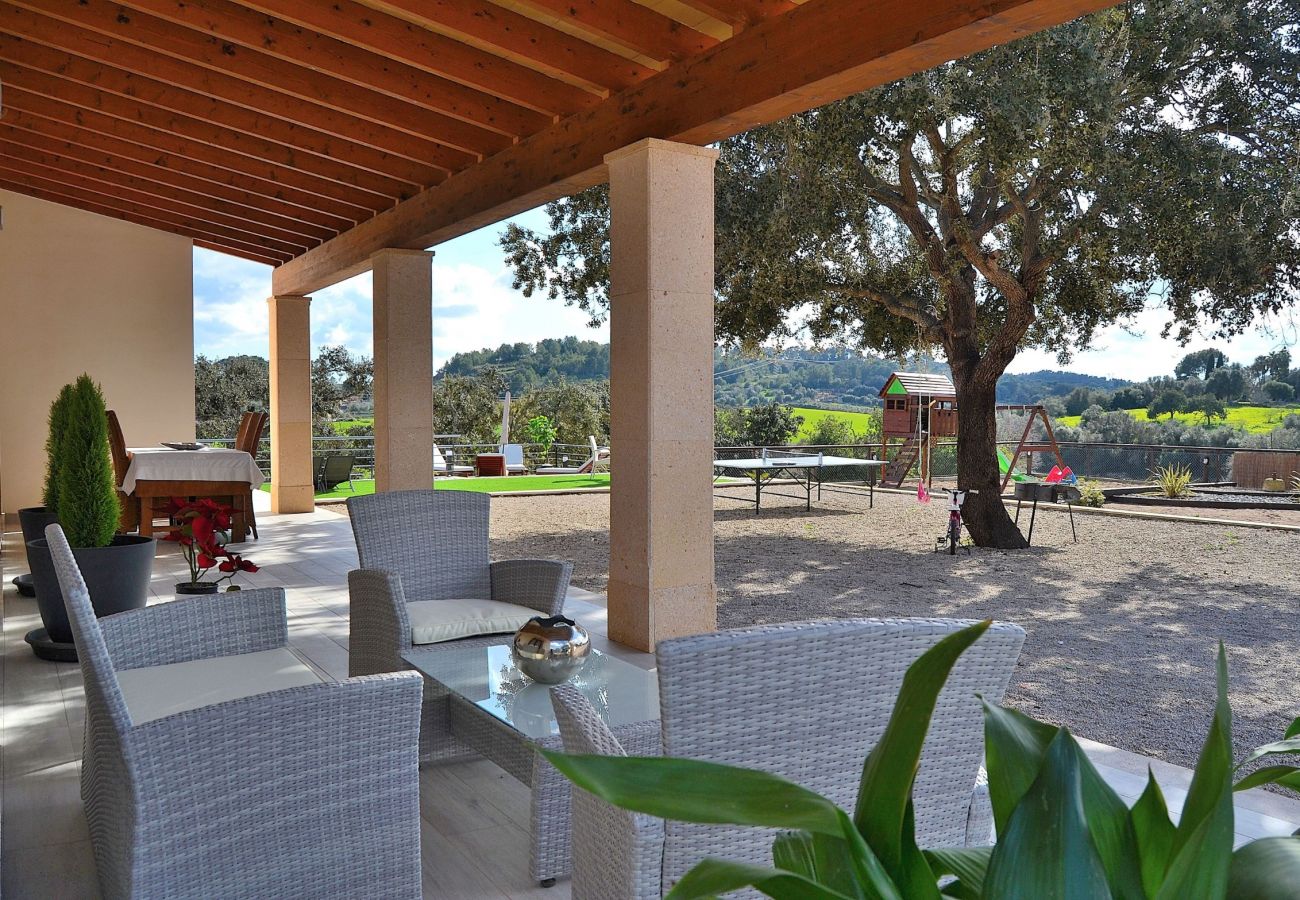 Domaine à Muro - Son Butxaquí 215 magnifique villa avec piscine privée, climatisation, ping-pong et espace enfants