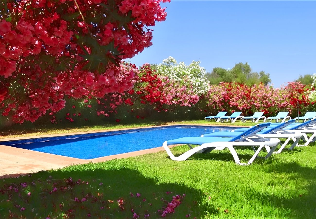 Domaine à Felanitx - Son Mas 402 magnifique finca rustique avec piscine privée, terrasse, jardin et climatisation