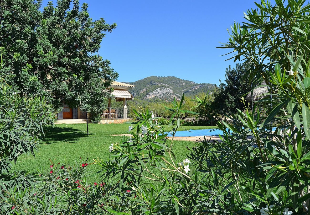 Domaine à Caimari - Ca's Mestre villa rustique avec vue panoramique sur les montagnes 058