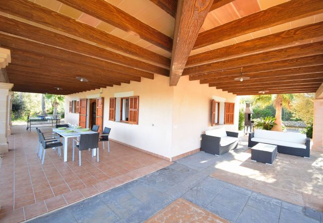 Domaine à Sineu - Son Arcaines de Can Simó 070 magnifique villa avec piscine privée, terrasse, ping-pong et climatisation