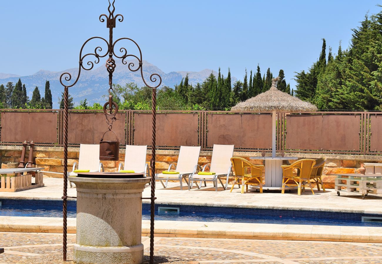 Villa à Muro - Biniaco 239 magnifique villa avec piscine privée, grand espace extérieur, barbecue et climatisation