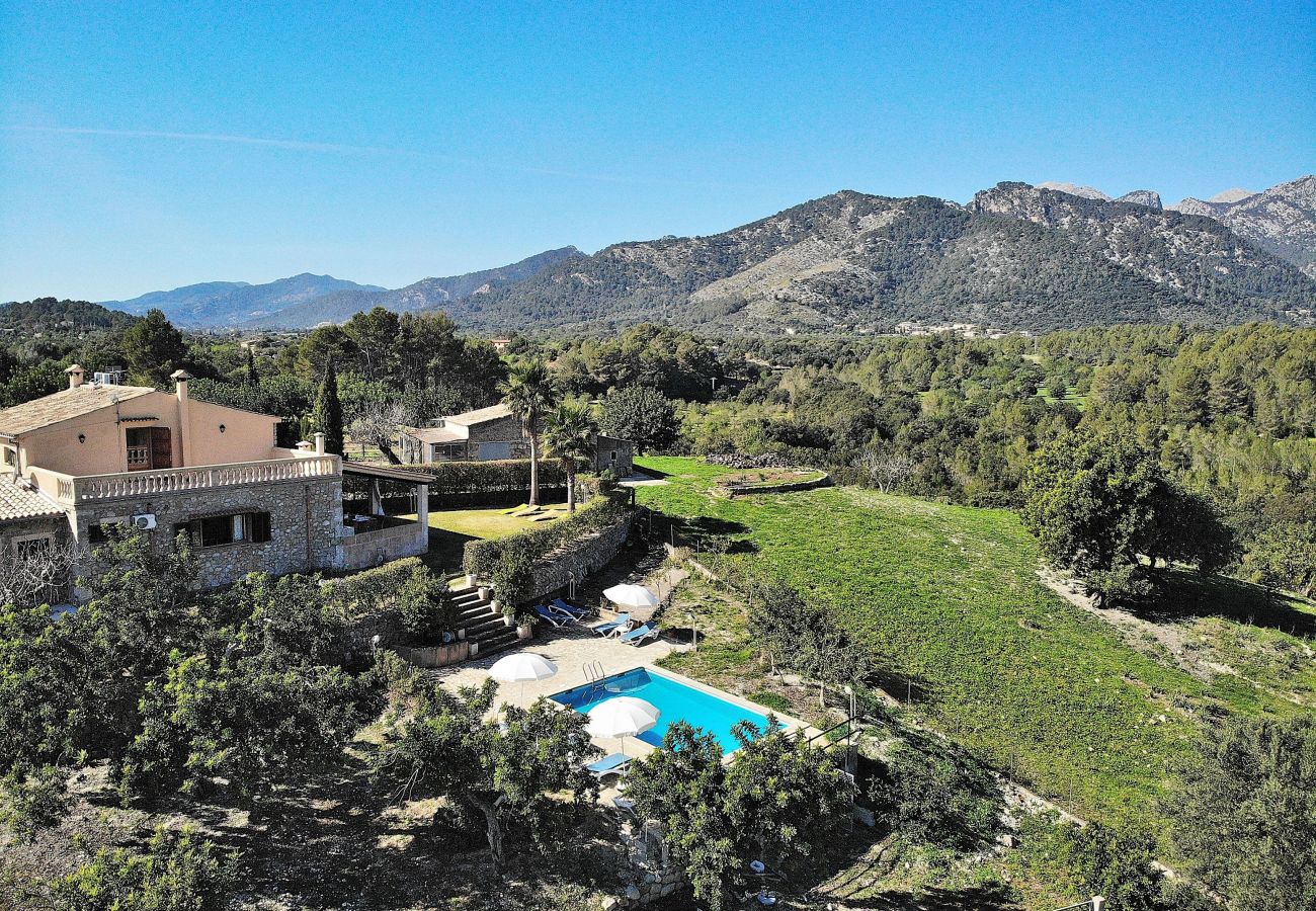 Villa à Selva - Cantabou 014 magnifique finca avec piscine privée, grand jardin, barbecue et climatisation