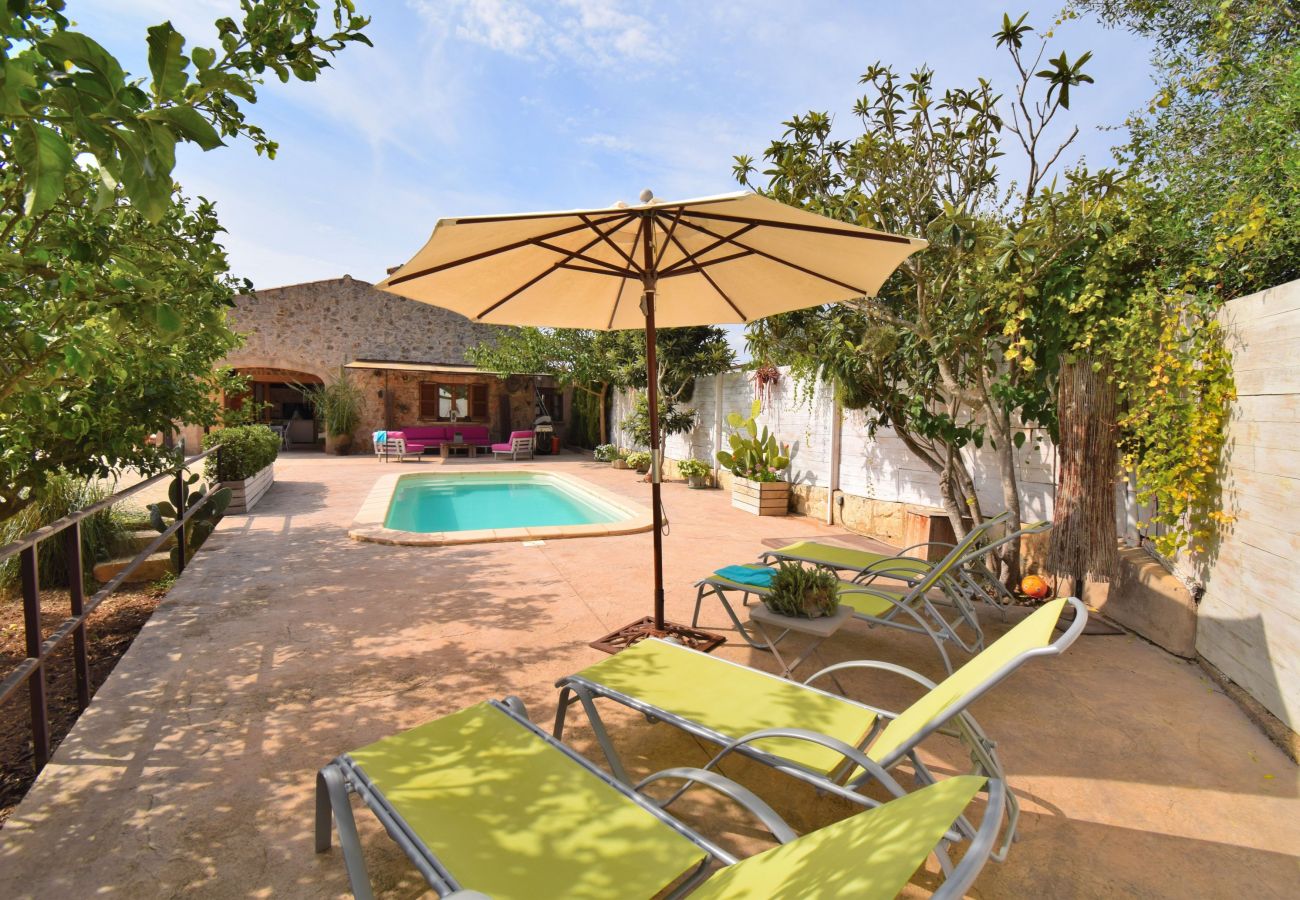 Domaine à Manacor - Son Fonto 097 magnifique finca avec piscine privée, jardin, aire de jeux, vélos et air conditionné