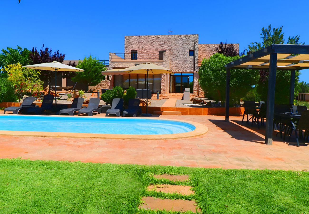 Domaine à Campos - Son Vigili 417 magnifique villa avec piscine privée, jacuzzi, espace enfants et climatisation