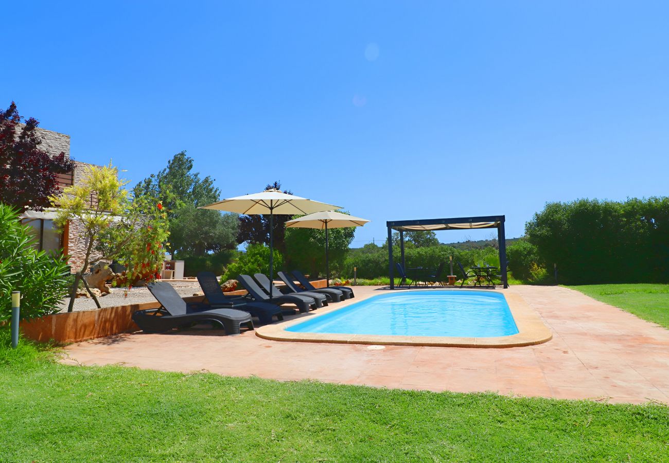 Domaine à Campos - Son Vigili 417 magnifique villa avec piscine privée, jacuzzi, espace enfants et climatisation