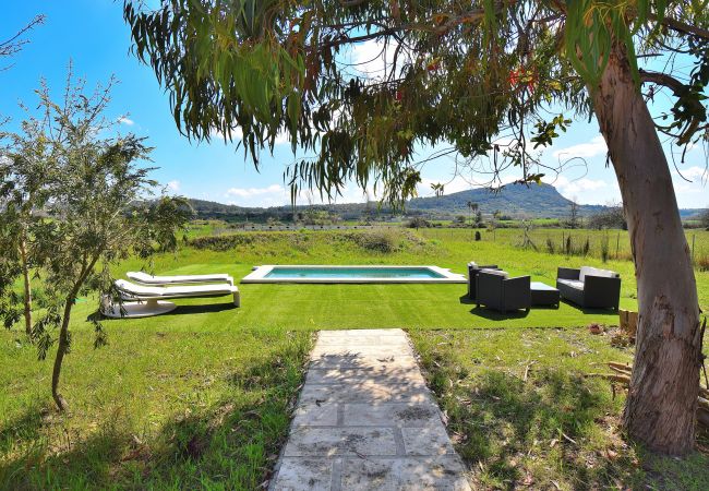 Domaine à Sineu - Es Camp Pla 087 Finca confortable avec piscine privée, terrasse, jardin, barbecue et air conditionné