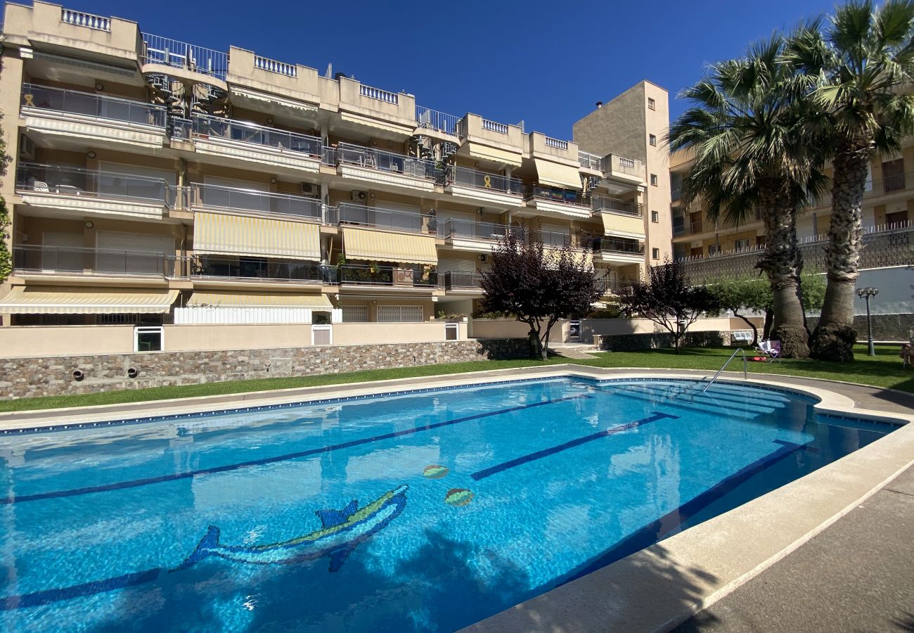 Appartement à Calafell - R123 Apartamento en la planta baja con piscina cerca de la playa