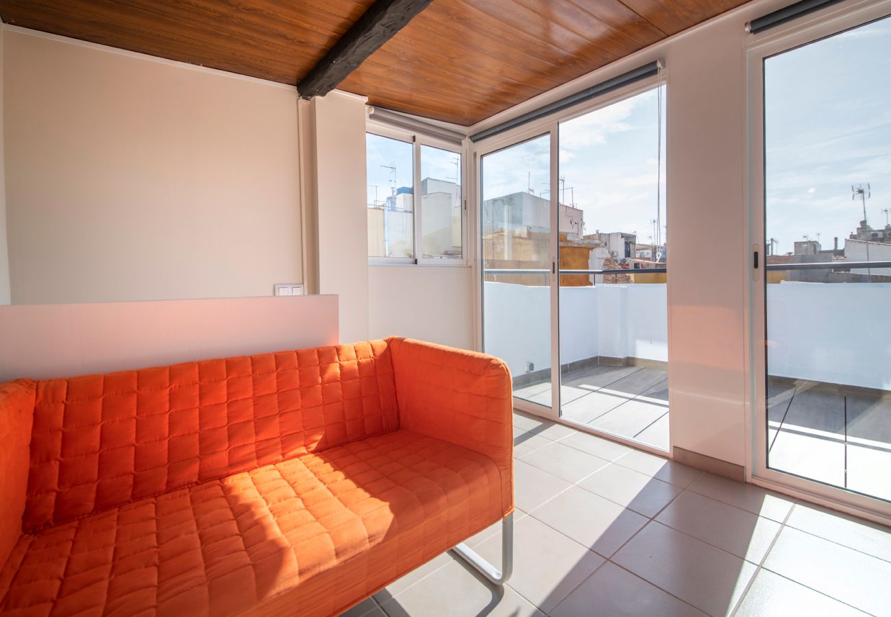 Appartement à Tarragone - TH125 Penthouse avec grande terrasse privée et climatisation