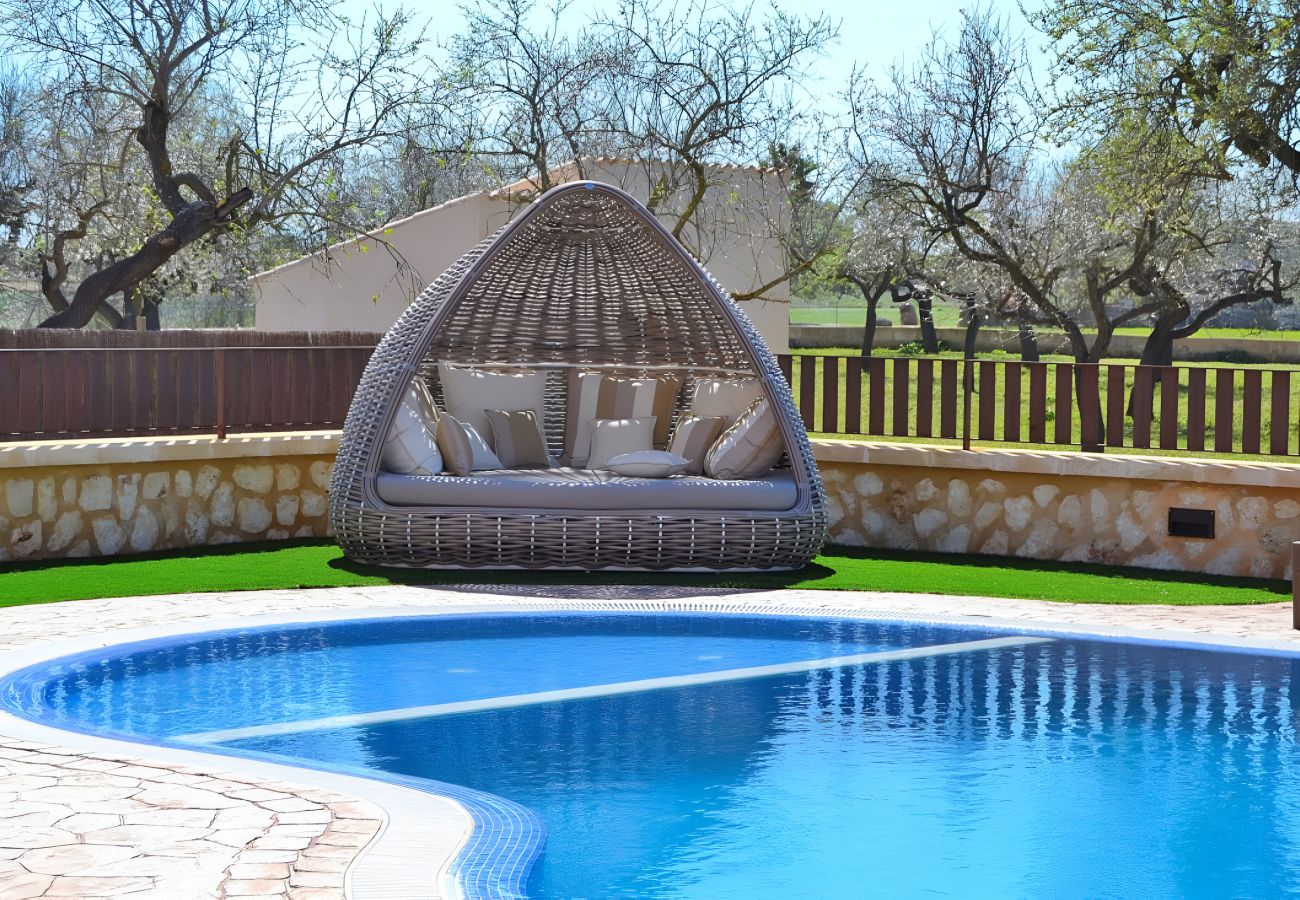 Особняк на Buger - Son Costa 065 maravillosa finca con piscina privada, zona infantil, aire acondicionado y barbacoa