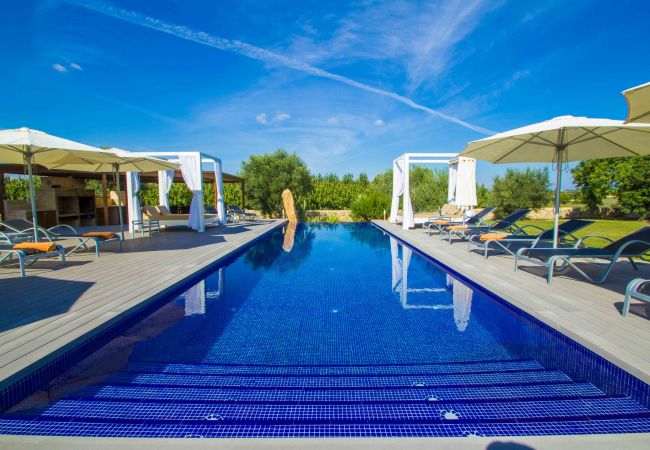 на Manacor - Hort de Conies Romani lujosa villa con piscina privada, jardín, barbacoa y aire acondicionado