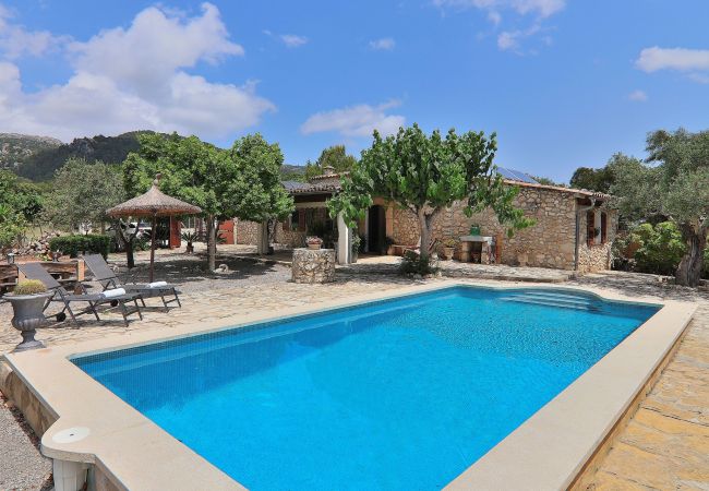  на Campanet - Caselles de Baix 102 coqueta finca, con piscina privada, terraza, barbacoa y WiFi